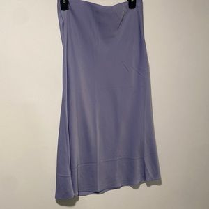 Lavender Satin Skirt